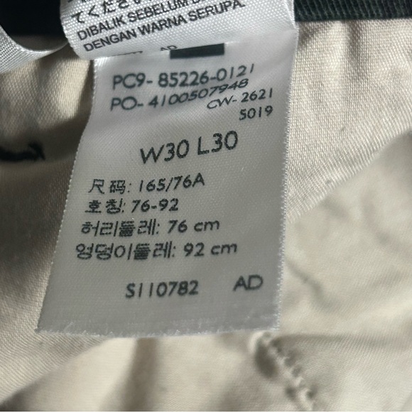 Levis XX Standard Taper Chino Pants Punk Green Plaid Size Men’s 30x27 Warm - Picture 8 of 11